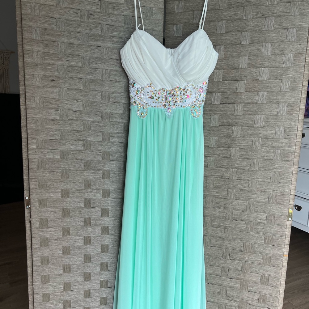 B Darlin Chic Ivory Dress
